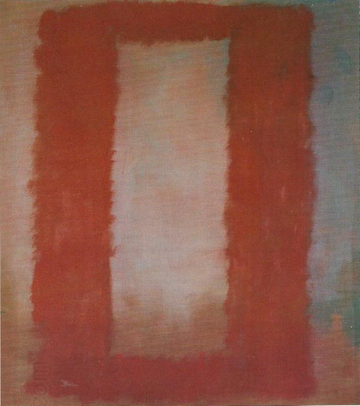 mark rothko red on maroon oil painting picture